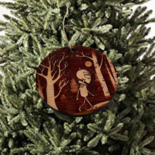 Load image into Gallery viewer, Winter Alien - Cedar ornament