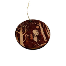 Load image into Gallery viewer, Winter Alien - Cedar ornament