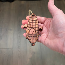Load image into Gallery viewer, Worlds Best Farm Hand Corn on the cob - Cedar Ornament
