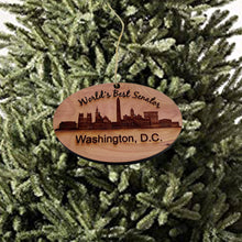 Load image into Gallery viewer, Worlds Best Senator Washington DC - Cedar Ornament