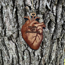 Load image into Gallery viewer, Worlds Best phlebotomist HEART - Cedar Ornament