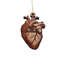 Load image into Gallery viewer, Worlds Best phlebotomist HEART - Cedar Ornament