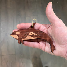 Load image into Gallery viewer, You&#39;re a Whale of a Good Friend - Cedar Ornament