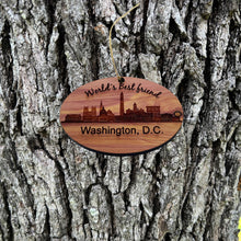 Load image into Gallery viewer, worlds Best Friend Washington DC - Cedar Ornament