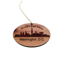 Load image into Gallery viewer, worlds Best Intern Washington DC  - Cedar Ornament