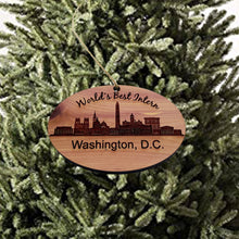 Load image into Gallery viewer, worlds Best Intern Washington DC  - Cedar Ornament